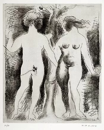 Marino Marini — Omaggio à Dürer (Hommage an Dürer)