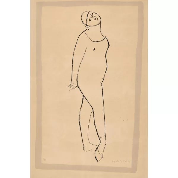Marino Marini — "Jongleur, bordure grise".