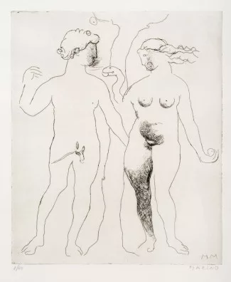 Marino Marini — Ommagio a Dürer, 1971