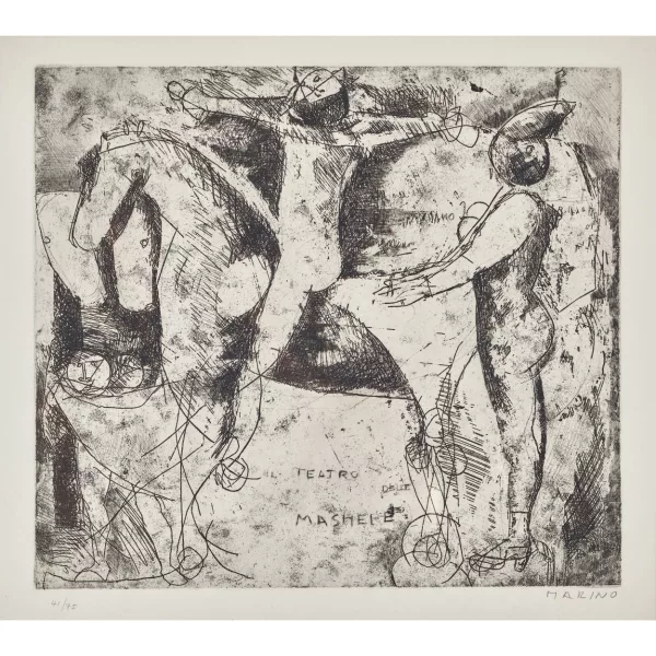 Marino Marini — "Il teatro delle maschere".