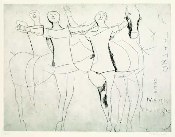 Marino Marini — Giocolieri (Gaukler)