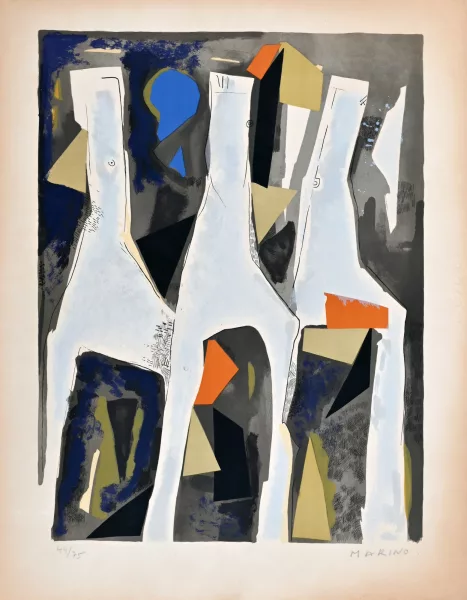 Marino Marini — Personnages aus "Sacre du printemps I", 1974