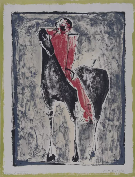 Marino Marini — Cavalier rouge, 1953
