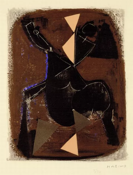 Marino Marini — Le cavalier noir (L'impazzata)