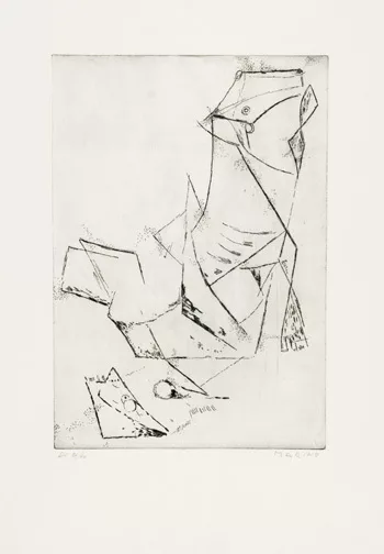 Marino Marini — Idea del Miracolo (Marino Marini Opera Grafica, Plate XVI), 1970