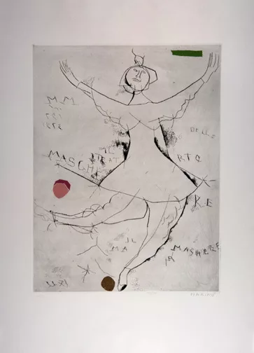 Marino Marini — Danza minima I, aus "Personaggi", 1973