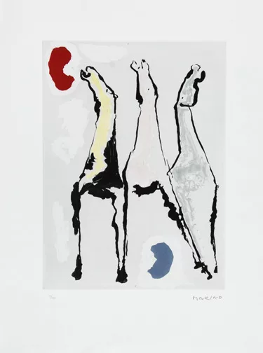 Marino Marini — Tre Cavalli, 1977