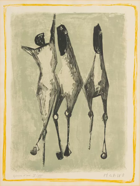 Marino Marini — "Jongleur et chevaux"