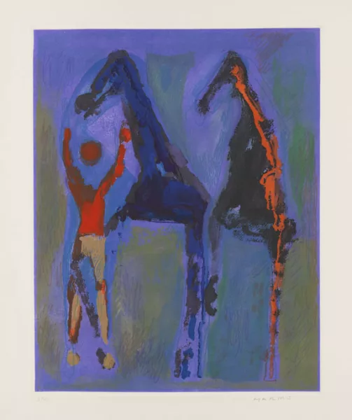Marino Marini — 4 sign. Radierungen (1 gerahmt) aus "Shakespeare II"