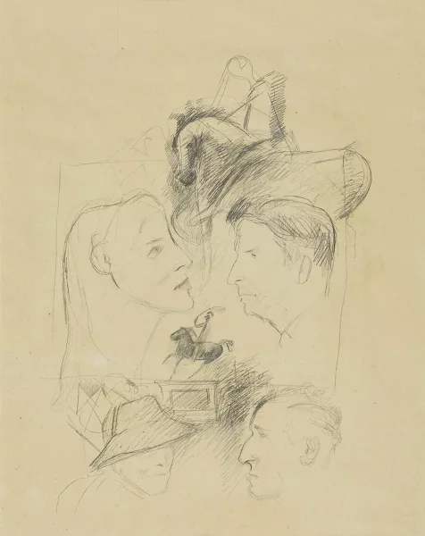 Marino Marini — Senza titolo, 1945