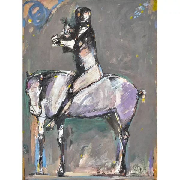 Marino Marini — "Cavallo e cavaliere".