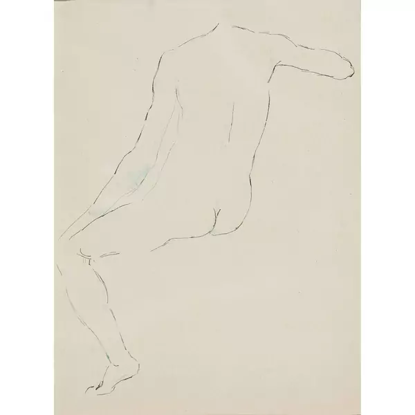 "Nudo seduto"