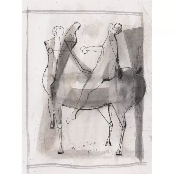 Marino Marini — Cavallo e cavaliere.