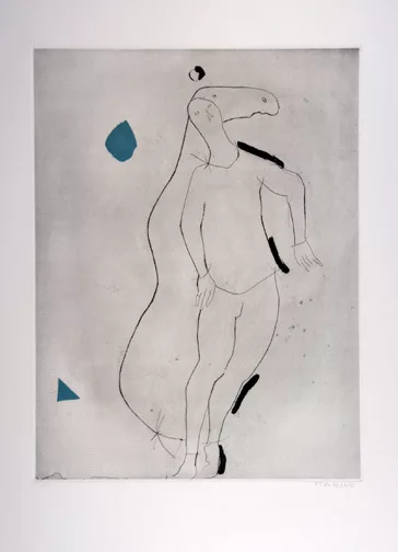 Marino Marini — La sorpresa I, aus "Personaggi", 1973