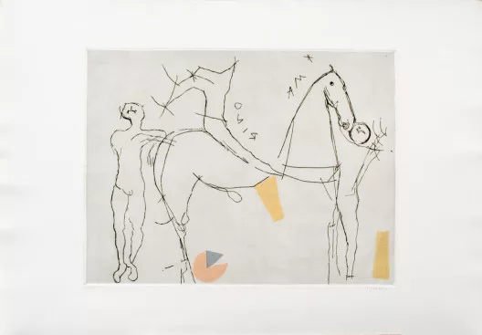 Marino Marini — Il teatro delle mascere, 1973