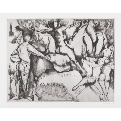 Marino Marini — "Grande teatro".