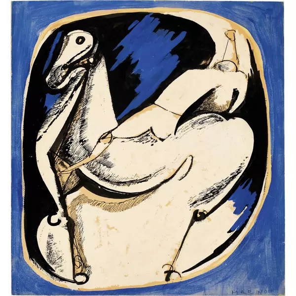 Marino Marini — Cheval et cavalier — Galerie Kornfeld