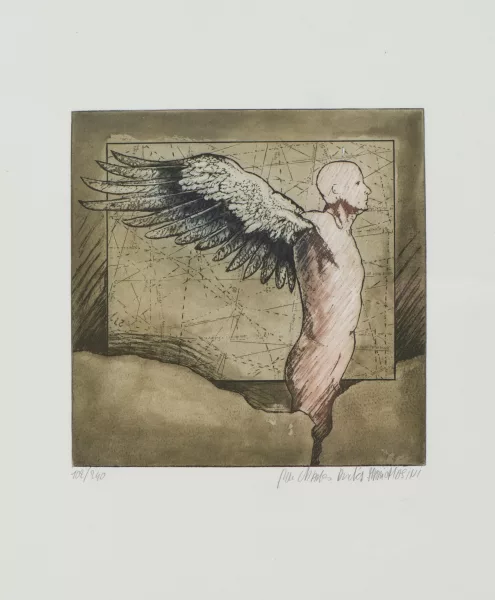 Mario Masini — Mario MASINI (1943), 'Homme ailé'