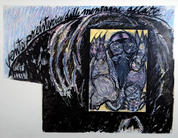Mario Merz — Vento preistorico dalle montagne gelate, 1984