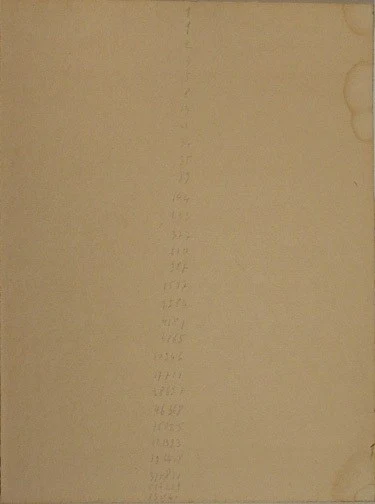 Mario Merz — Fibonnacci, 1975