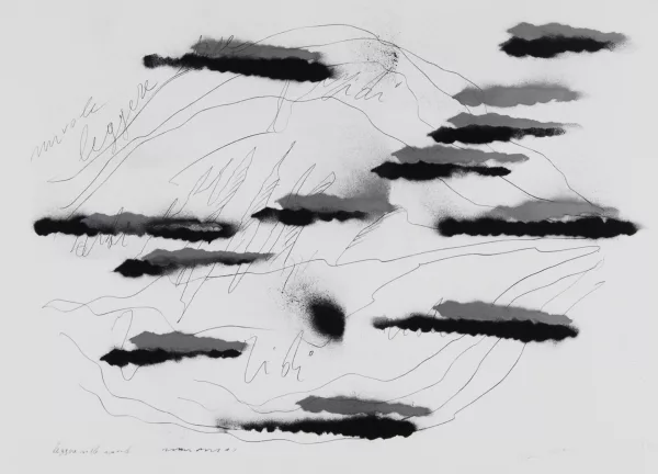 Mario Merz — Leggere nelle nuvole, 1992