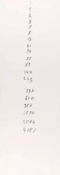 MARIO MERZ — Fibonacci - Zahlenreihe. 1975. — Koller Auktionen