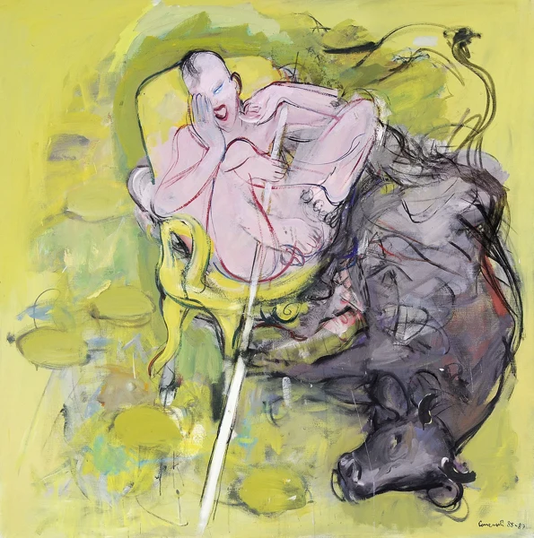 Mario Comensoli — Alternative mit Kuh, 1985-87