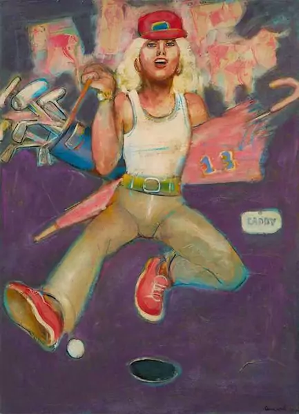 MARIO COMENSOLI — The golfer. 1978/79. — Koller Auktionen