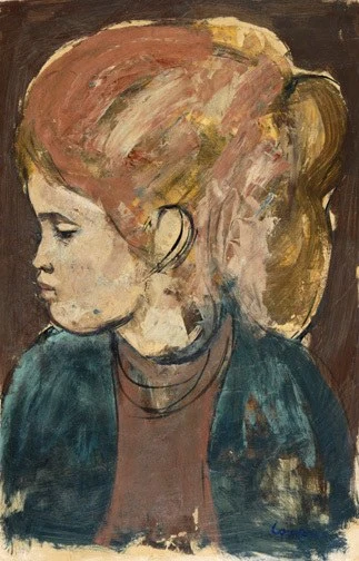 Mario Comensoli — Mädchenportrait, 1954