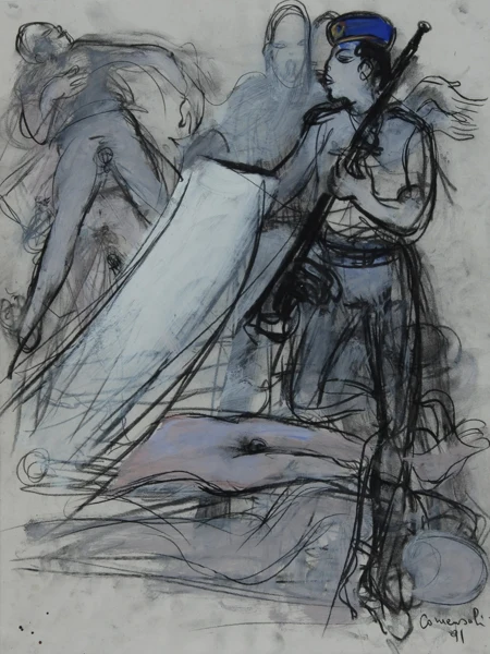 Mario Comensoli — Golfkrieger, 1991