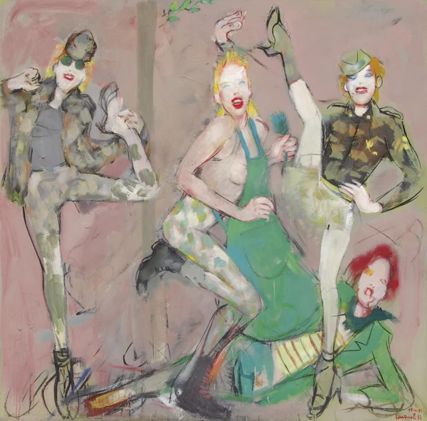 Mario Comensoli — Tanzendes Grün, 1983