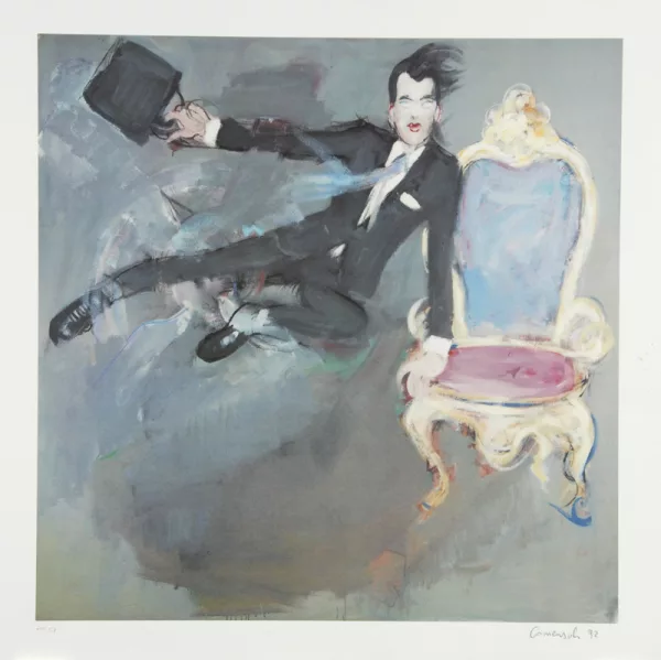 Mario Comensoli — (after). 3 Blätter: Manhattan, 1992; Bobfahrer, 1989; Arbeiter, 1992