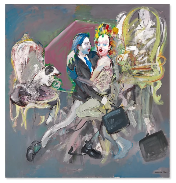 Mario Comensoli — Paar in Intérieur. Tango, 1986-87