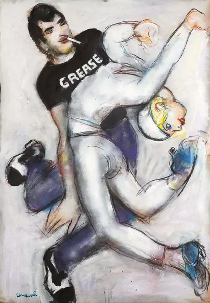 MARIO COMENSOLI — Grease. Um 1980/81. — Koller Auktionen