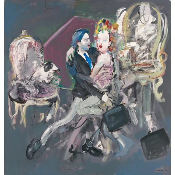 Mario Comensoli — TANZENDES PAAR, 1986-87 DANCING COUPLE, 1986-87