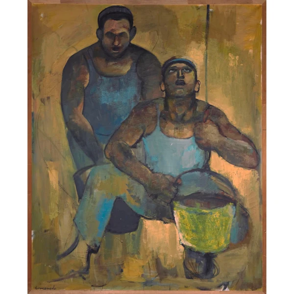 Mario Comensoli — AUF DEM BAU TWO WORKMEN