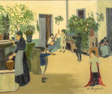 Course de taureau enfantine, 1913