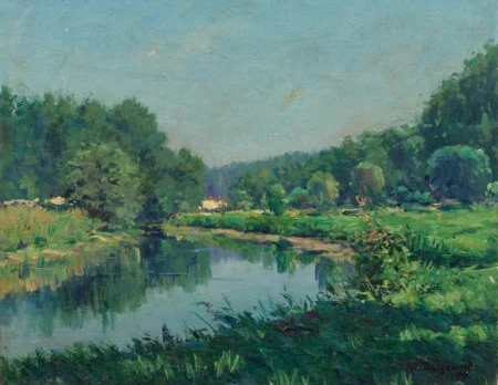 Bord de l’Anglin, 1906