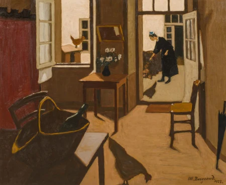 La Bretonne et ses poules, 1922