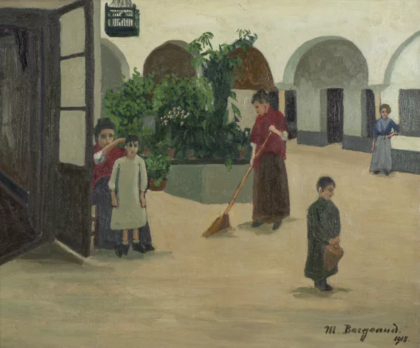Marius Borgeaud — Patio à Séville