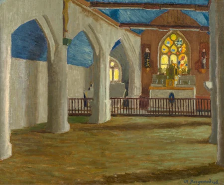 Intérieur d'église, 1908