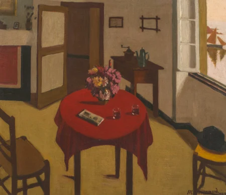 Intérieur à la table rouge, 1923