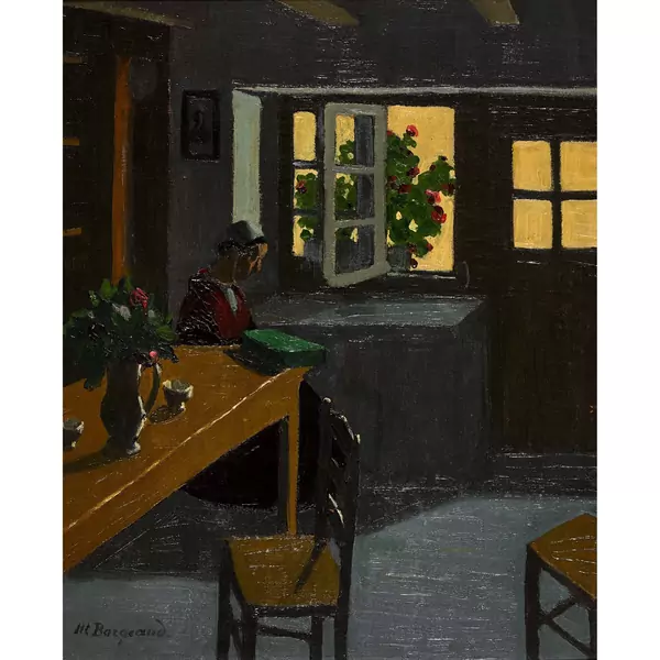 "Jeune femme à la cuisine"