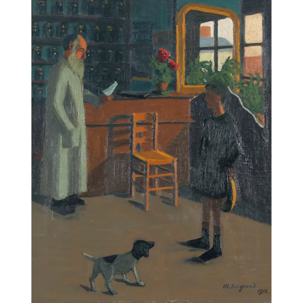 Marius Borgeaud — "La pharmacie".