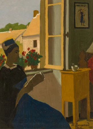 Femme lisant à sa fenêtre, 1921