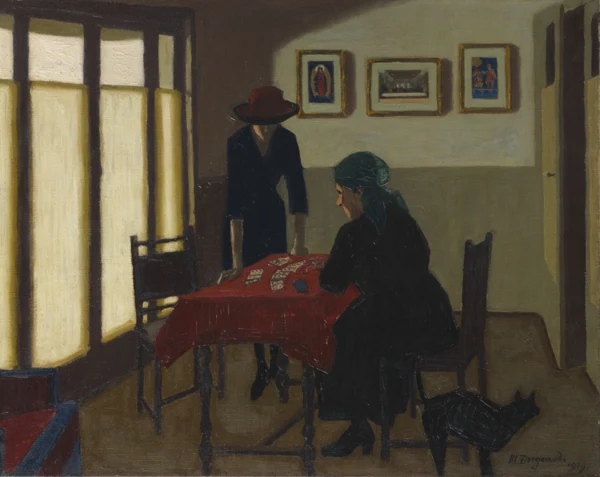 Marius Borgeaud — LA TIREUSE DE CARTES, 1919THE FORTUNE TELLER, 1919