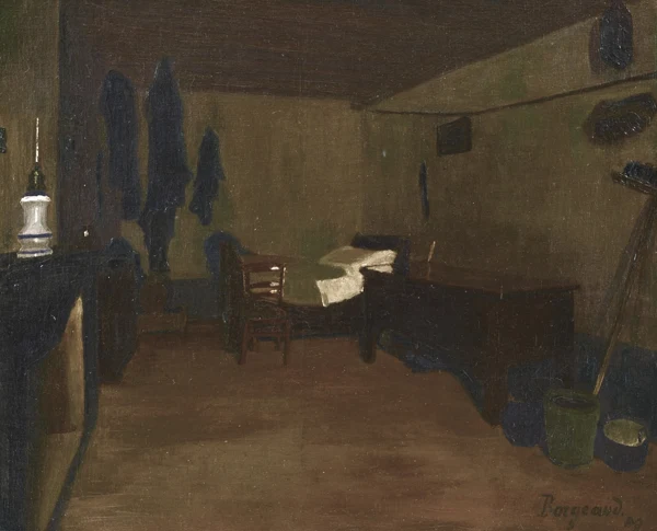 Marius Borgeaud — Intérieur breton, 1909
