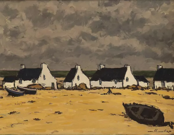 Marius Chambaz (1905-1988), "Temps gris en Bretagne" — DognyAuction