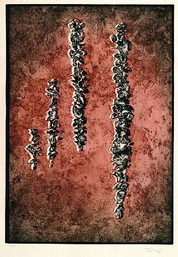 Mark Tobey — 2 sheets: They've come back (I and II)
