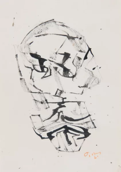 Mark Tobey — Selbstportrait, 1961